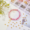 50Pcs Rondelle Brass Spacer Beads KK-HY0001-11-4