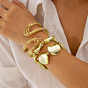 Oval Alloy & Iron & CCB Plastic Bangles Set FS-WGB93A7-02-1