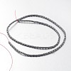 Non-magnetic Synthetic Hematite Bead Strands G-F300-39-F09-2