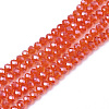 Electroplate Glass Beads Strands EGLA-A034-T4mm-A21-1