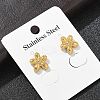 304 Stainless Steel Stud Earrings for Women STAS-Z117-12G-1