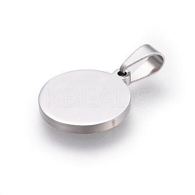 Tarnish Resistant 304 Stainless Steel Stamping Blank Tag Pendants LS-STAS-L220-03A-1