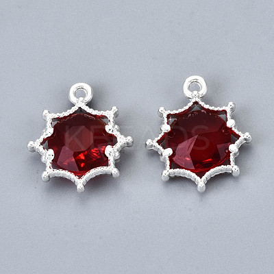 Faceted Glass Pendants GLAA-S191-002-S-NR-1