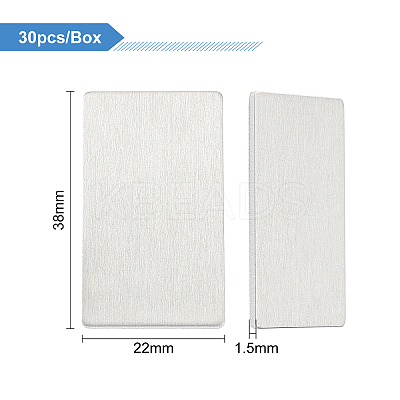 Blank Aluminum Engraving Name Plate ALUM-BC0001-36-1
