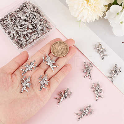 316 Surgical Stainless Steel Pendants STAS-SC0004-78-1