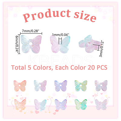 10 Sets 5 Colors Glitter Glass Cabochons MRMJ-GA0001-22-1