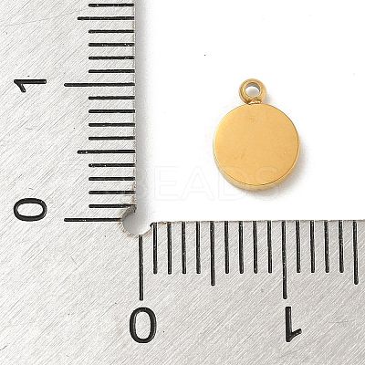 Ion Plating(IP) 304 Stainless Steel Enamel Charms STAS-G351-02G-1