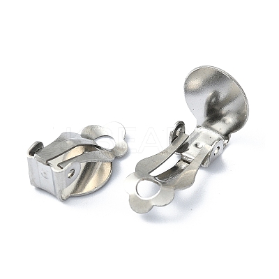 Tarnish Resistant 304 Stainless Steel Clip-on Earring Findings LS-STAS-Q318-05P-1