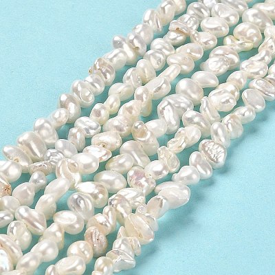 Natural Keshi Pearl Beads Strands PEAR-J007-12-1