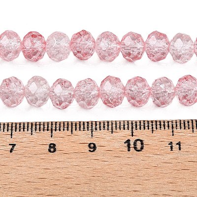 Transparent Glass Beads Strands GLAA-T023-10mm-A08-1