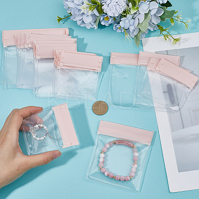 4 Sizes Plastic Anti-oxidation Jewelry Resealable Bags ABAG-GF0001-30-1