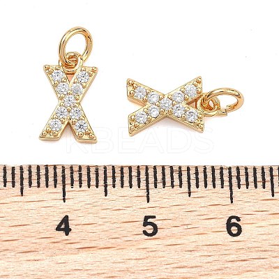 SHEGRACE Brass Micro Pave Clear Cubic Zirconia Pendants XGRQ29573-394G-X-1