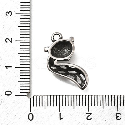 Retro 304 Stainless Steel Pendants STAS-L284-16AS-02-1