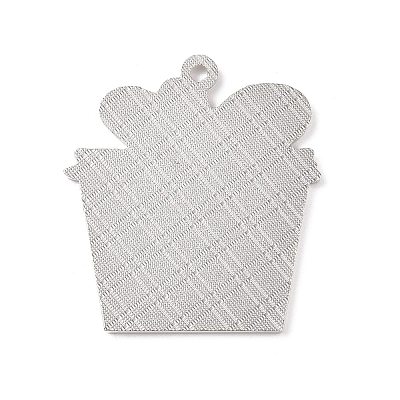 Christmas Themed Sublimation Blank Alloy Pendant Decorations DIY-L070-01D-1