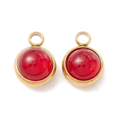 Natural Carnelian Charms G-K325-01G-05-1