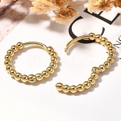 Rack Plating Round Brass Hoop Earrings for Women EJEW-C125-12G-1