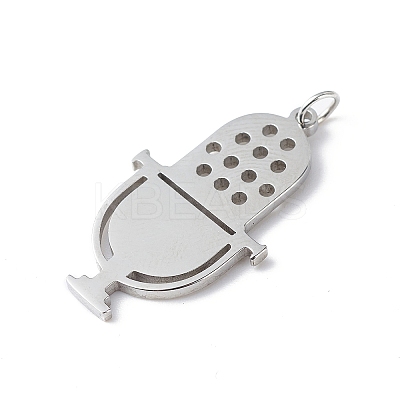 Non-Tarnish 304 Stainless Steel Pendants LS-STAS-F279-02B-1