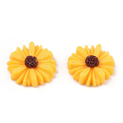 Opaque Flatback Resin Cabochons Accessories LS-RESI-TAC0003-30B-02-1