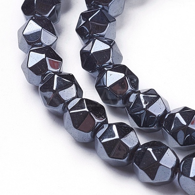 Non-magnetic Synthetic Hematite Beads Strands G-F613-01-B-1