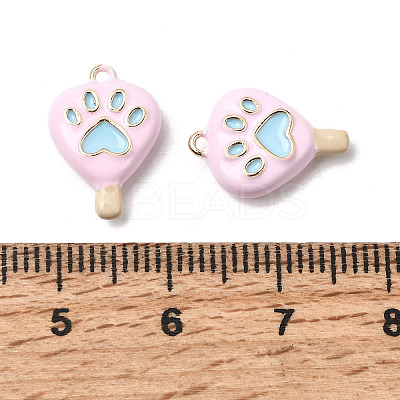 Alloy Enamel Pendants PALLOY-T094-05A-1