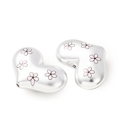 Plating Printed Acrylic Beads AC-CBA655C-09-1