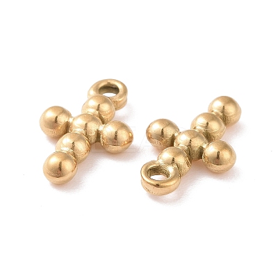 Ion Plating(IP) 304 Stainless Steel Charms LS-X-STAS-D185-01G-1
