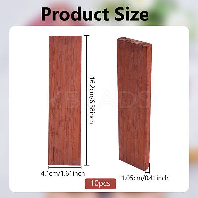 Rectangle Wood Crafting Supplies DIY-WH0591-304B-1