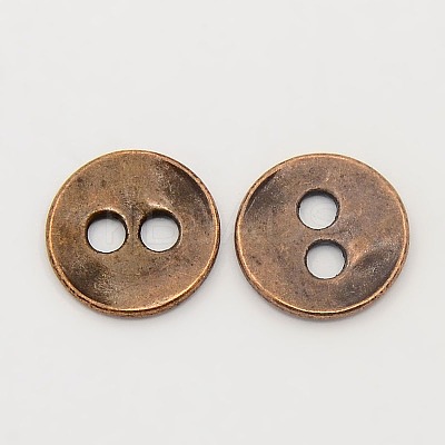 Tibetan Style Buttons TIBE-R178-R-FF-1