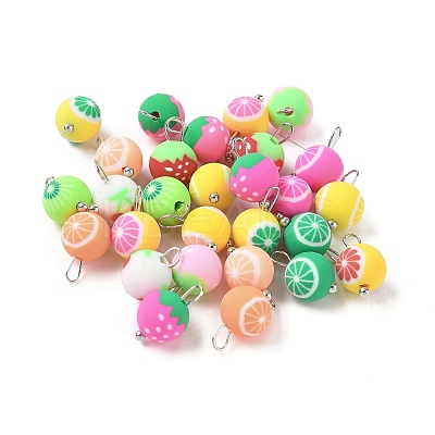 Handmade Polymer Clay Pendants CLAY-I012-01P-1