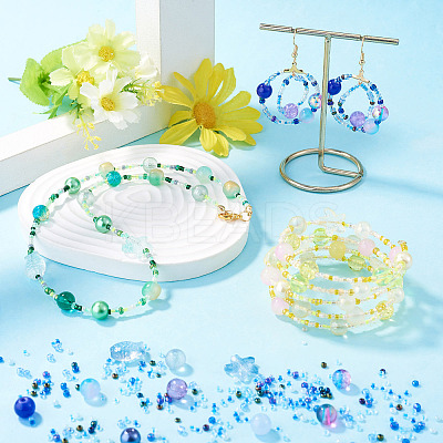 1Bag Mixed Styles Glass Beads GLAA-TADJ0001-10I-1