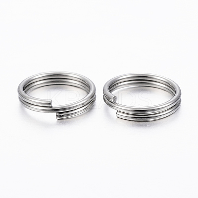 Tarnish Resistant 304 Stainless Steel Split Rings STAS-H413-05P-C-1