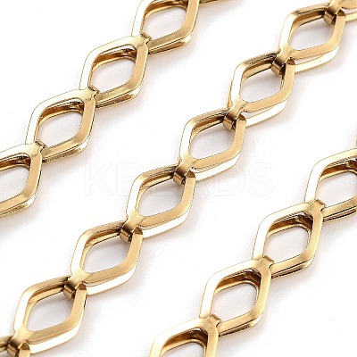 PVD Vacuum Plating 304 Stainless Steel Link Chain CHS-H026-10G-1