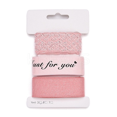 9 Yards 3 Styles Polyester Ribbon SRIB-A014-B04-1