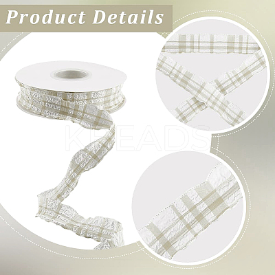 Cloth Plaid Ribbon OCOR-WH20071-001C-1
