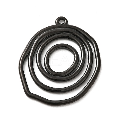 304 Stainless Steel Pendants Ion Plating(IP) STAS-M312-02EB-1