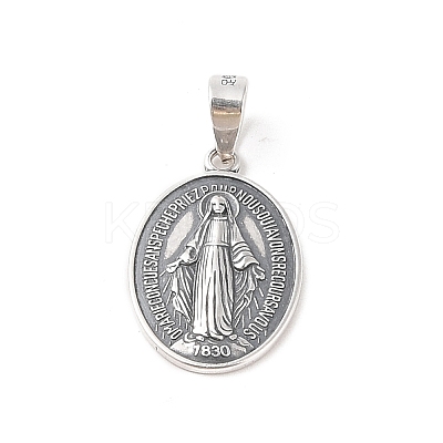 999 Fine Silver Religious Medal Pendants LS-STER-C006-02AS-1