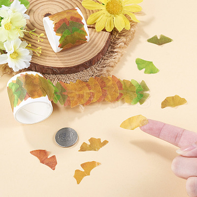 Autumn Leaf Paper Tape Stickers for Card Making DIY-TAC0032-23B-1