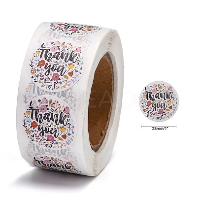 1 Inch Thank You Stickers LS-DIY-G013-A14-1