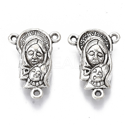 Tibetan Style Alloy Chandelier Component Links TIBE-N006-23AS-LF-1