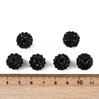 Resin Rhinestone Beads RESI-S315-12x14-01-1