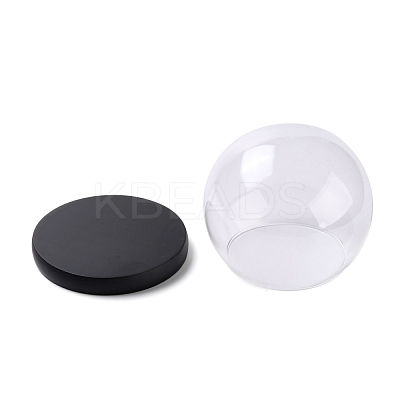 High Borosilicate Glass Cloche Globe Display Dome ODIS-F007-01B-1
