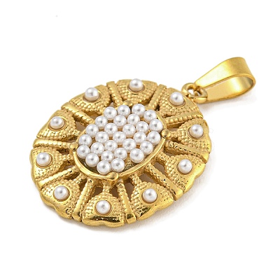 Ion Plating(IP) 304 Stainless Steel Pendants STAS-U024-G-07C-1