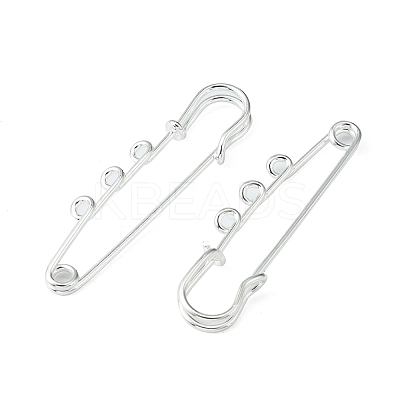 Iron Brooch Findings KK-Q491-S-1