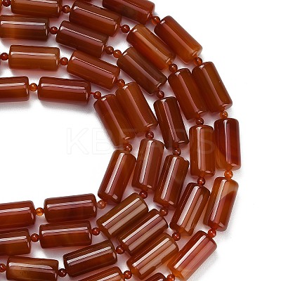 Natural Red Agate Beads Strands G-B178-I02-01-1