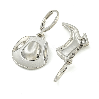 Alloy Hoop Earrings for Women EJEW-Z069-01P-1