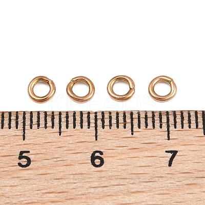 304 Stainless Steel Open Jump Rings SA-CBAF81C-01G-RG-1
