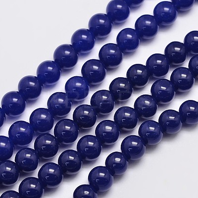 Natural & Dyed Malaysia Jade Bead Strands X-G-A146-8mm-A22-1