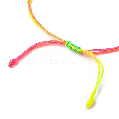 Natural Mixed Cowrie Shell Beads Braided Bead Bracelets BJEW-JB11786-1