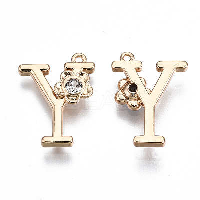 Brass Pendants KK-Q768-001G-Y-1