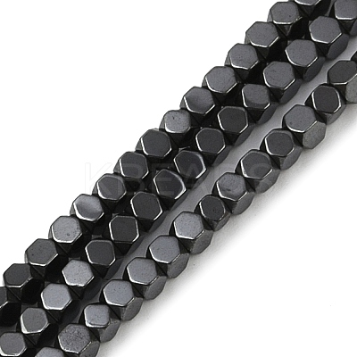 Electroplate Non-magnetic Synthetic Hematite Beads Strands G-I175-09D-1